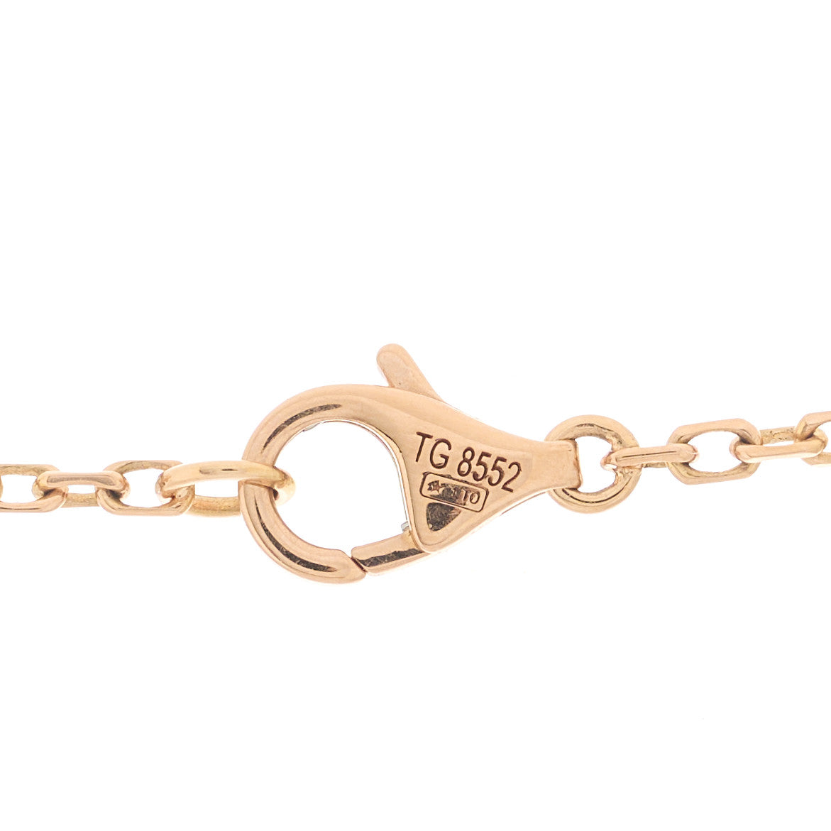 Cartier 18K Pink White Yellow Gold Diamond Trinity Pendant Necklace 5 of 7