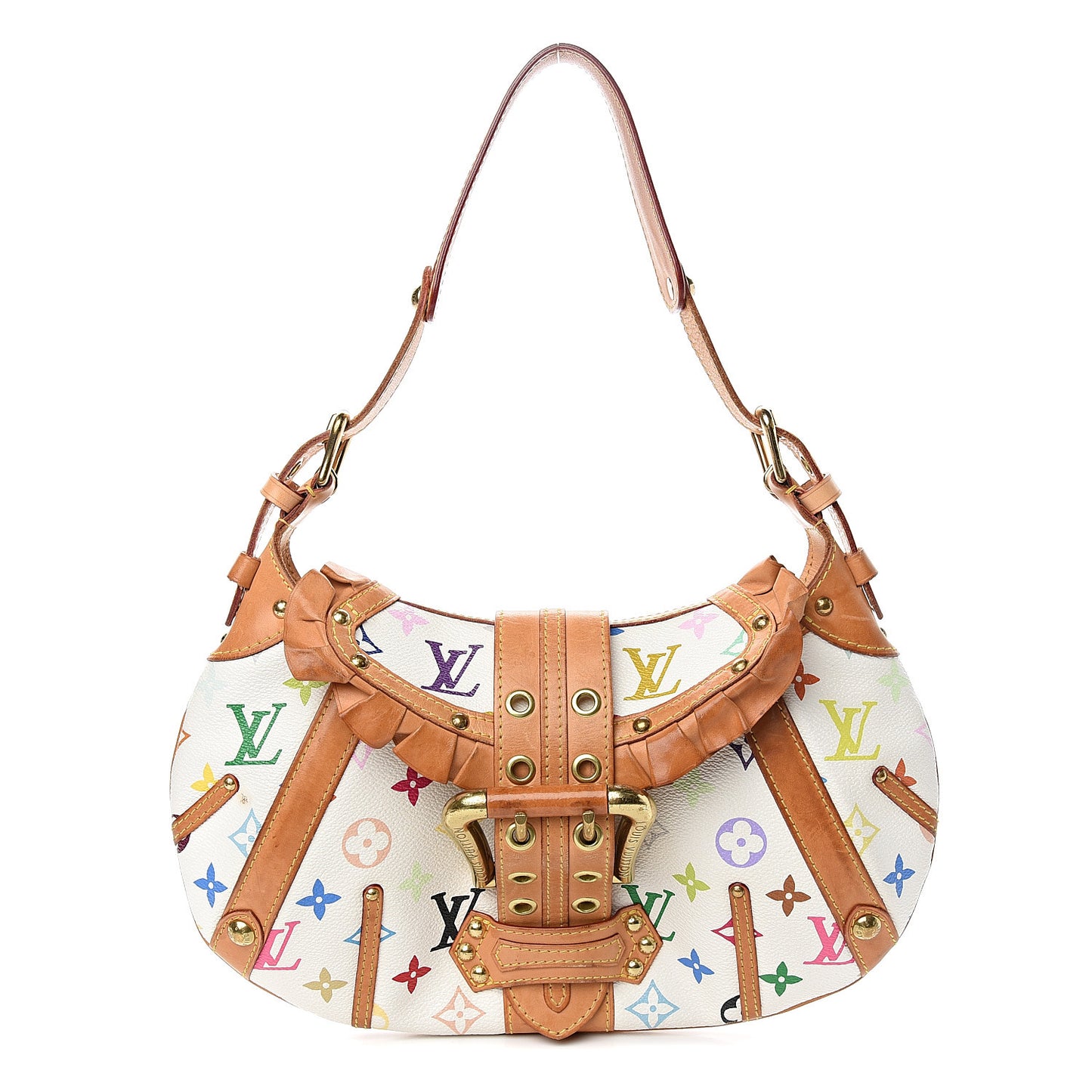 Monogram Multicolor Leonor White