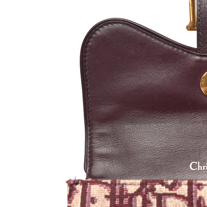 Christian Dior Oblique Saddle Belt Bag Bordeaux 13 of 19
