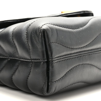 Louis Vuitton Calfskin LV New Wave Chain Bag Black 8 of 9