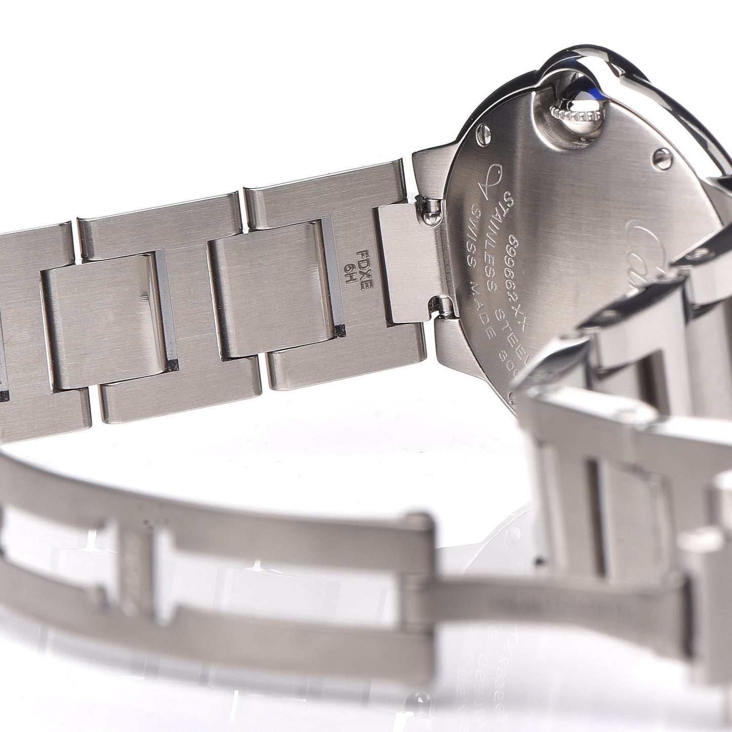 Stainless Steel Diamond Bezel 28mm Ballon Bleu De Quartz Watch