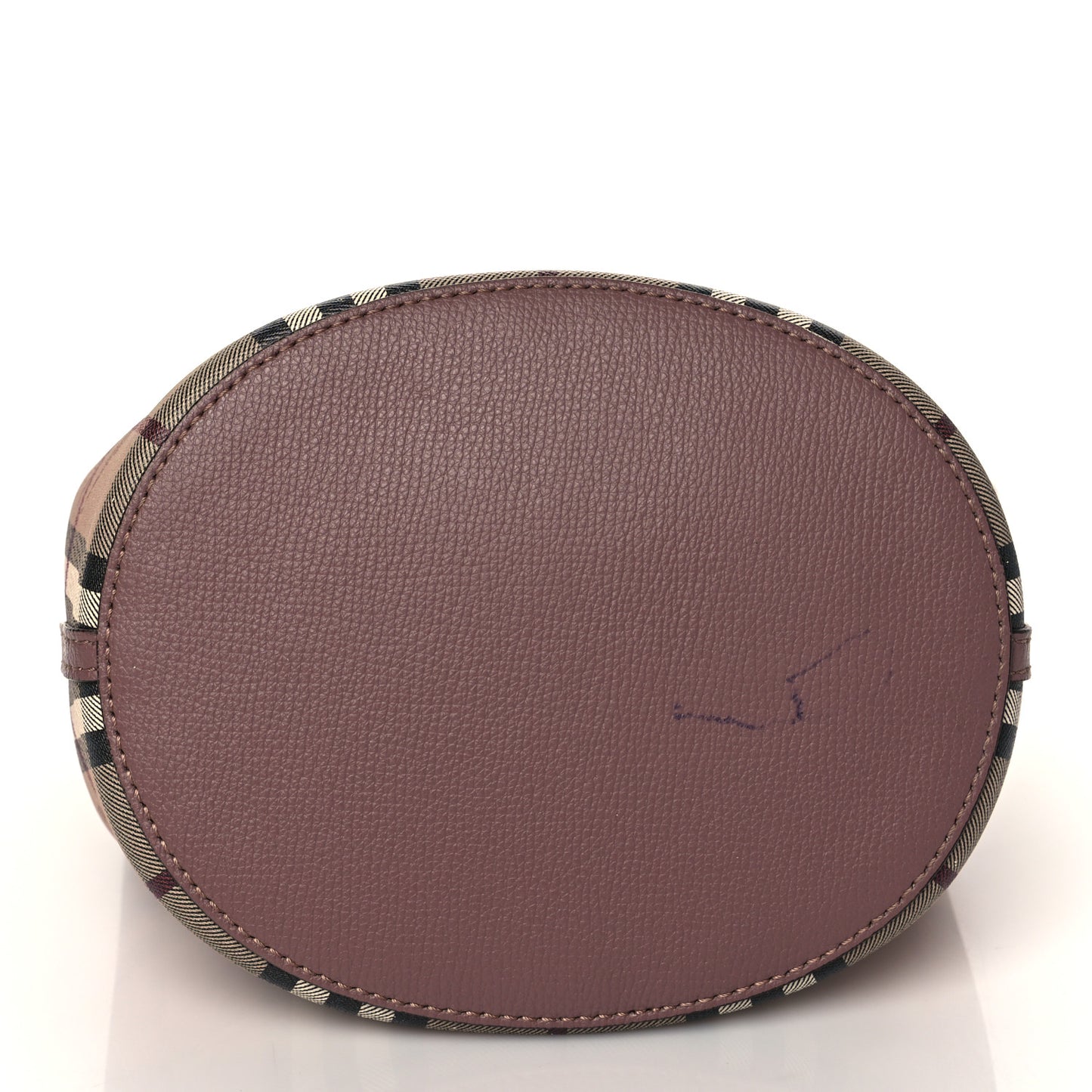 Haymarket Check Colours Small Lorne Bucket Crossbody Elderberry