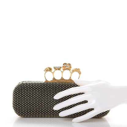 Alexander McQueen Studded Knucklebox Clutch Black 2 of 9