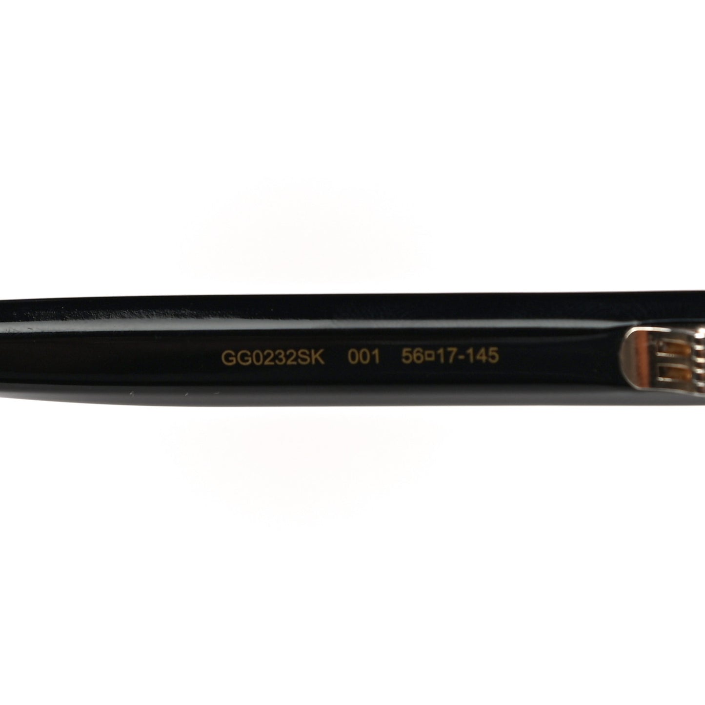 Round Frame Star Sunglasses GG0232SK Black