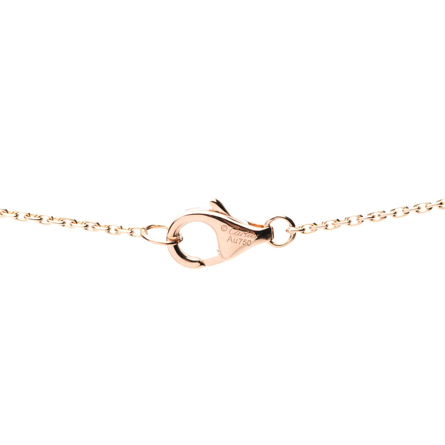 18K Pink Yellow White Gold Diamond Trinity Pendant Necklace