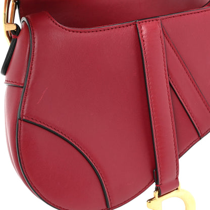 Christian Dior Calfskin Mini Saddle Bag Red 11 of 12