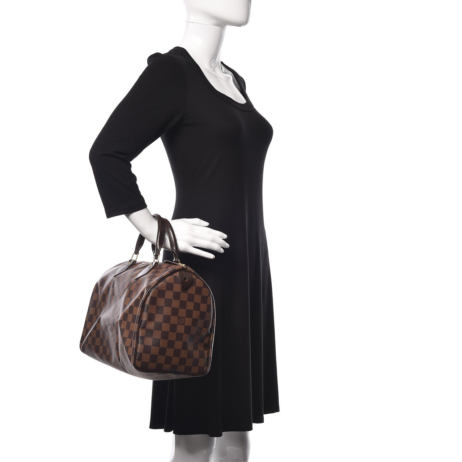 Louis Vuitton Damier Ebene Speedy 30 2 of 11