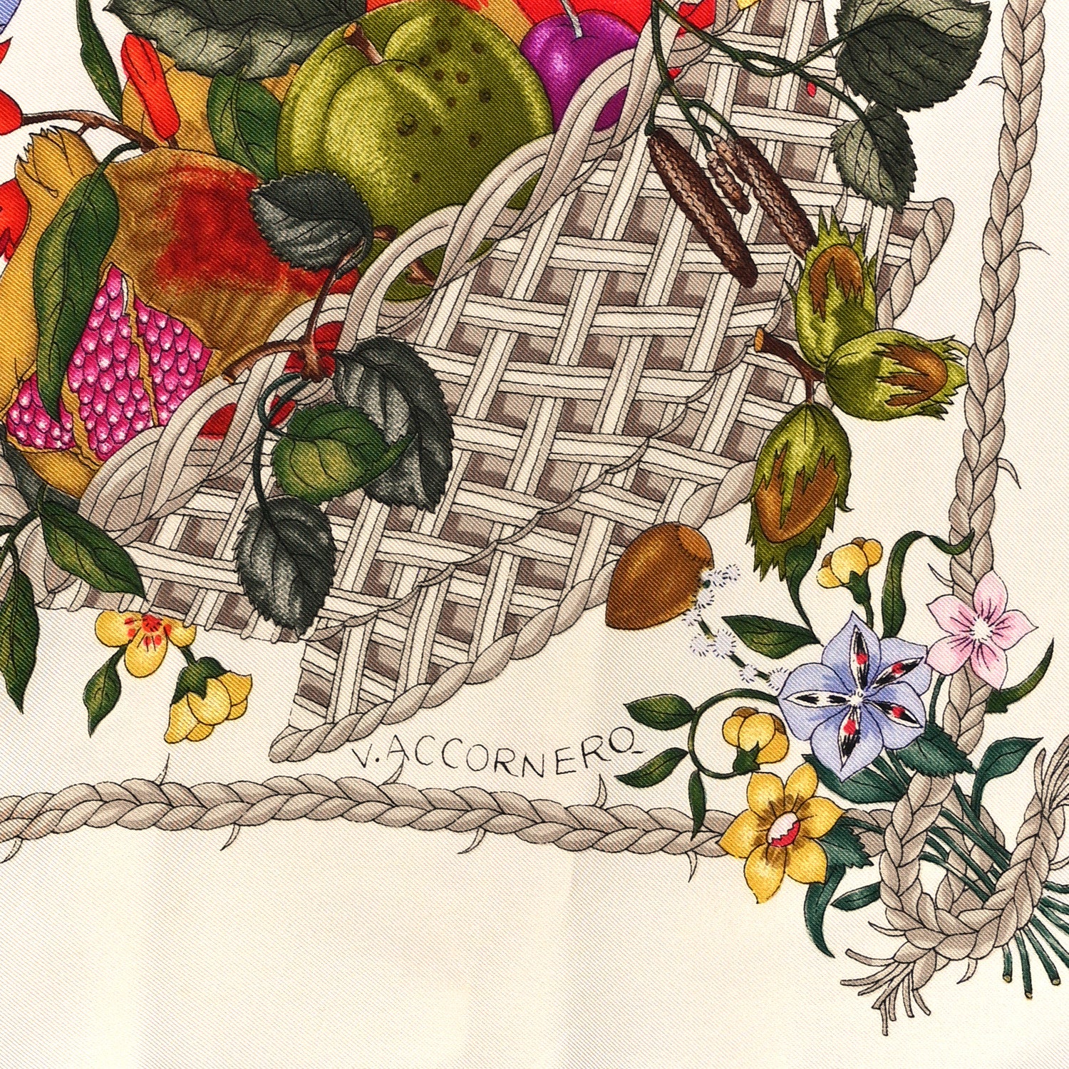 Gucci Silk Twill Butterfly Square Scarf 4 of 4
