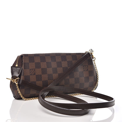Louis Vuitton Damier Ebene Eva Clutch 2 of 9