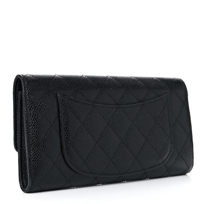 Chanel Caviar Quilted Travel Wallet Black 4 of 16