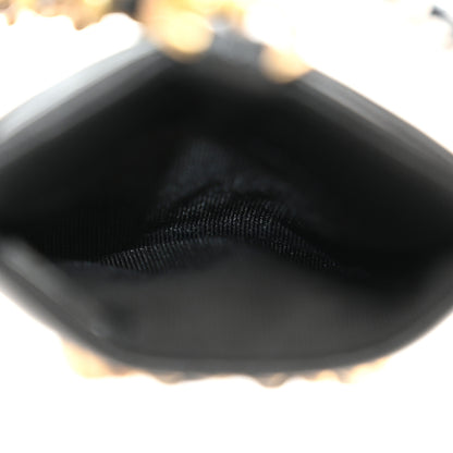 Chanel Shiny Goatskin Quilted Chanel 19 Card Holder On Chain Black 5 of 11