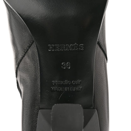 Hermes Nappa Gill 75 Ankle Boots 36 Black 6 of 12