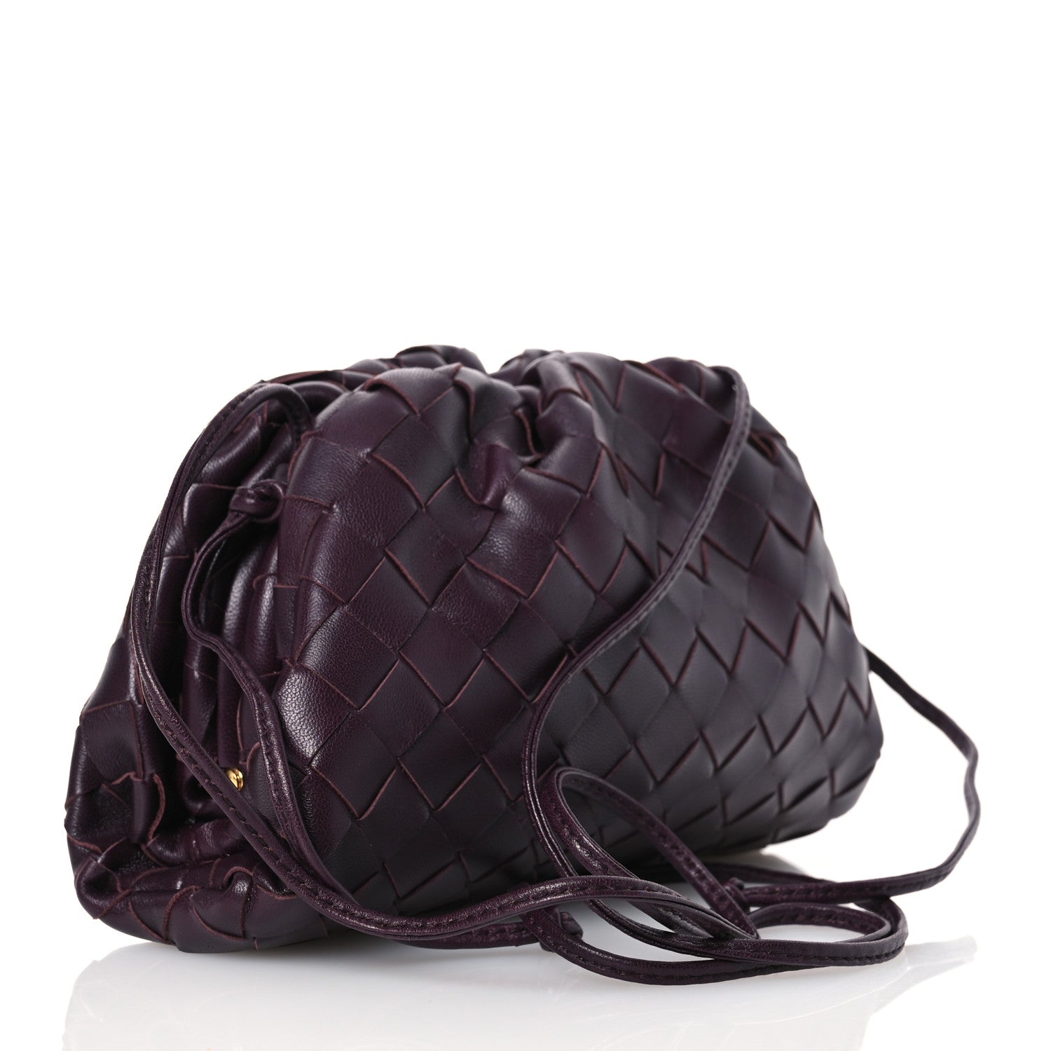 Bottega Veneta Nappa Intrecciato The Mini Pouch Grape 3 of 11