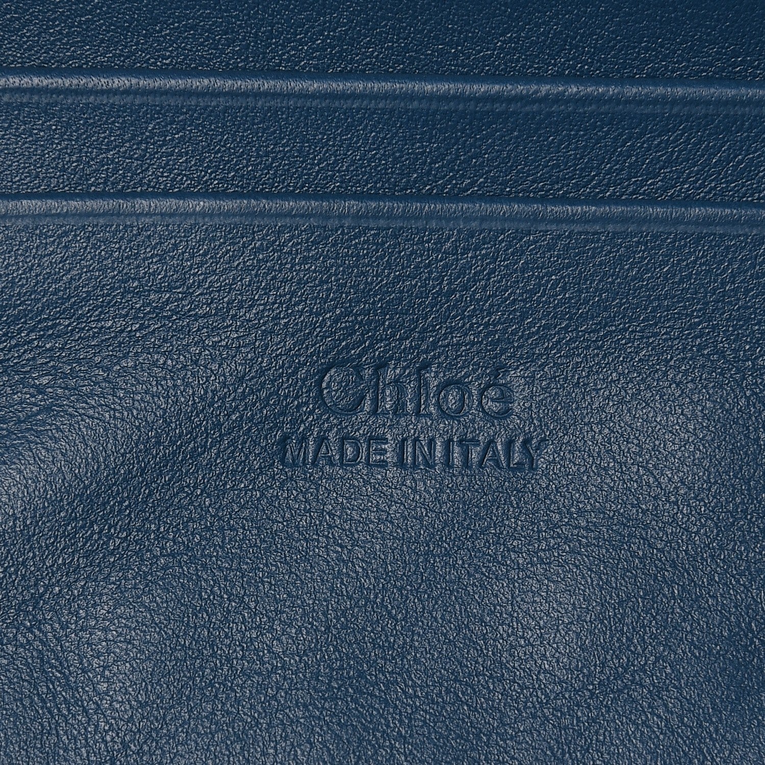 Chloe Suede Calfskin Mini Faye Shoulder Bag Majolica Blue 2 of 9