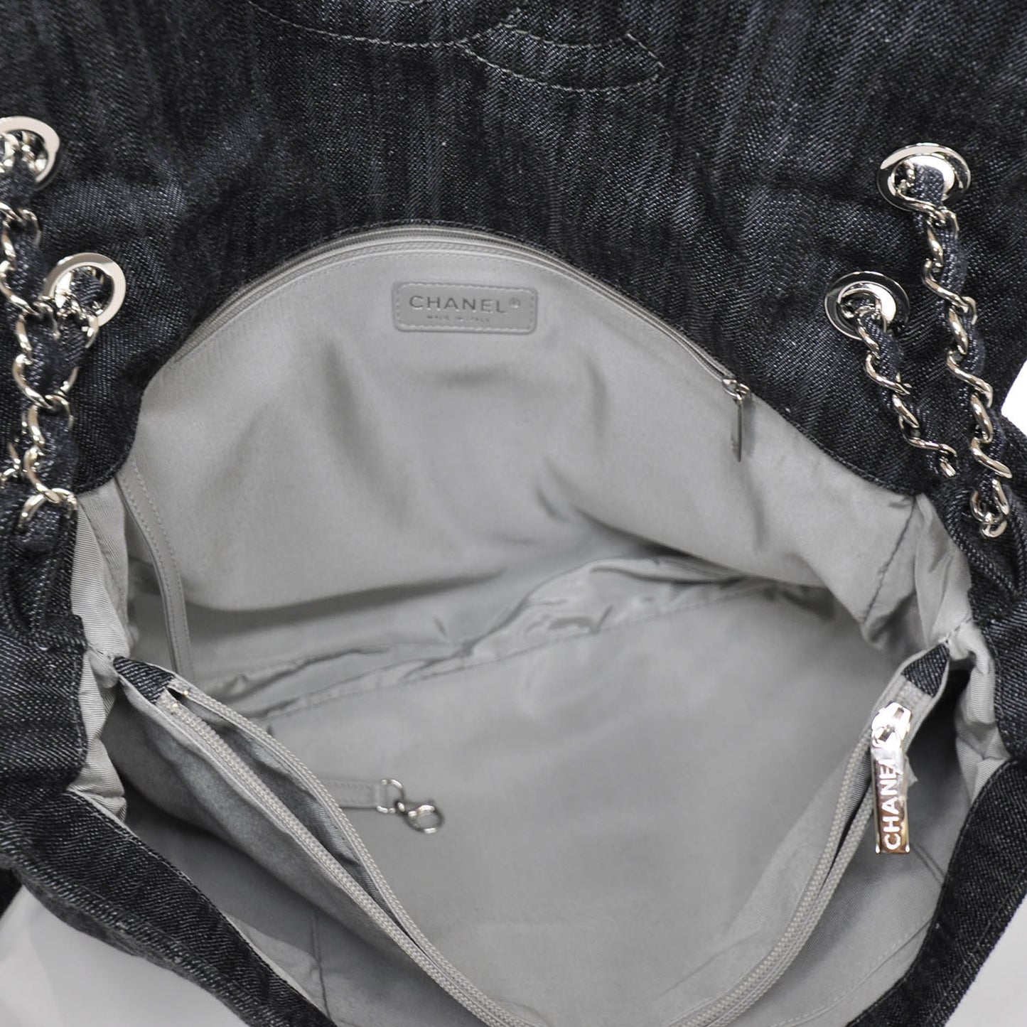 Denim Quilted Stretch Spirit Messenger Bag