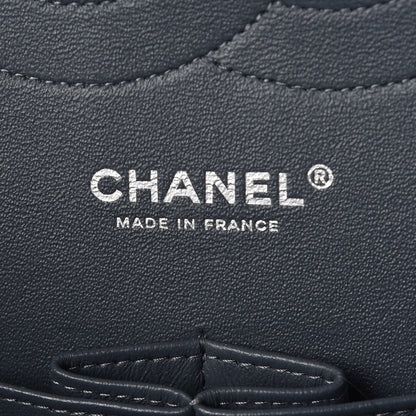 Chanel Caviar Quilted Jumbo Double Flap Dark Grey 8 of 10