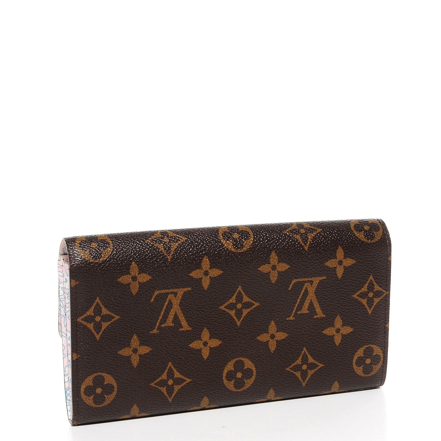 Louis Vuitton Monogram Fleuri Sarah Wallet 3 of 8