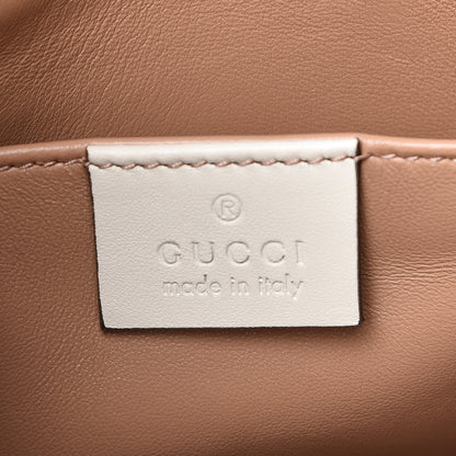 Gucci Nappa Pearl Studded Mini Queen Margaret Broadway Shoulder Bag Mystic White 6 of 10