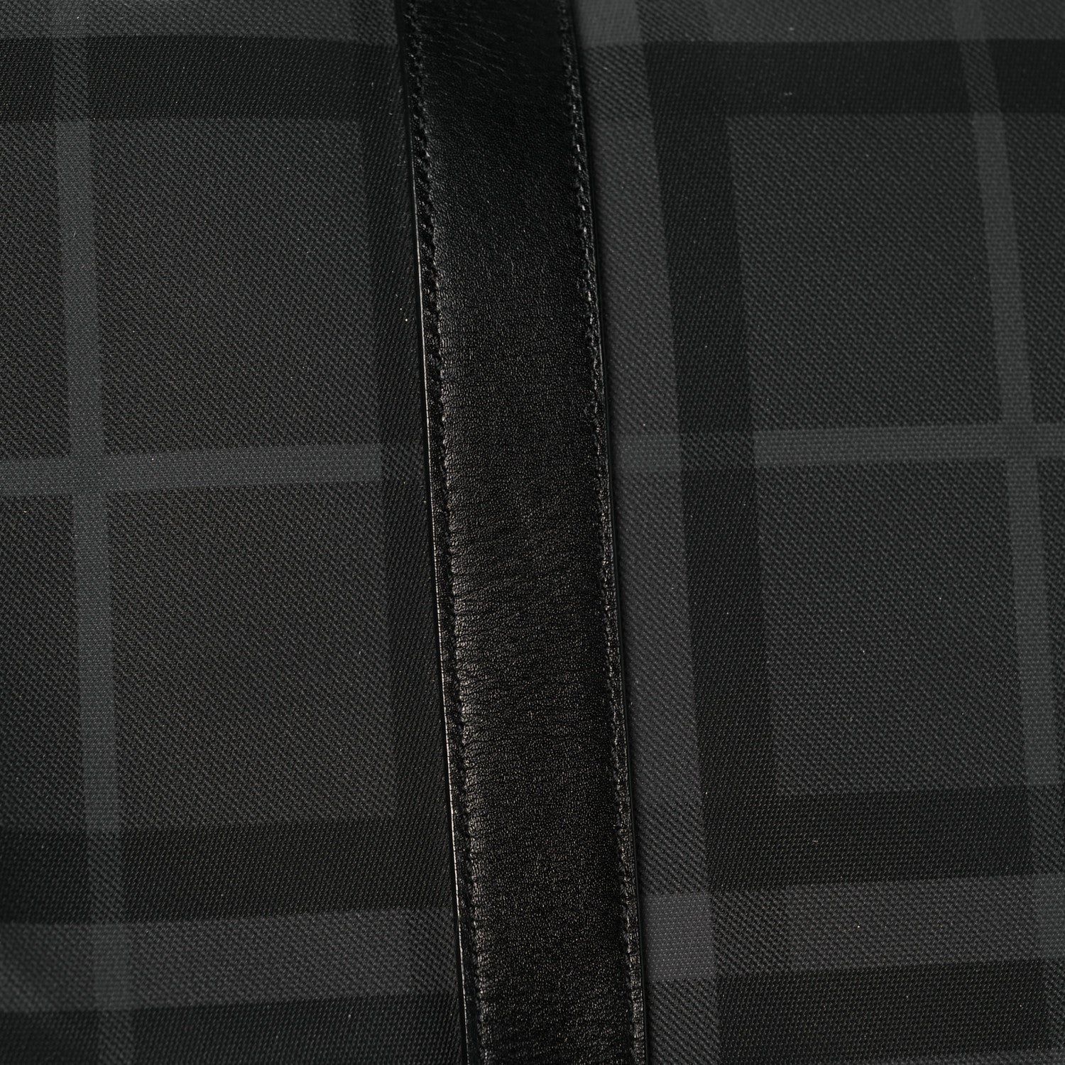 Burberry Nylon Smoked Check Duffle Bag Black 12 of 14