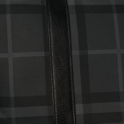 Burberry Nylon Smoked Check Duffle Bag Black 12 of 14