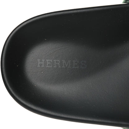 Hermes Epsom Womens Chypre Sandals 40 Vert Jade 9 of 10