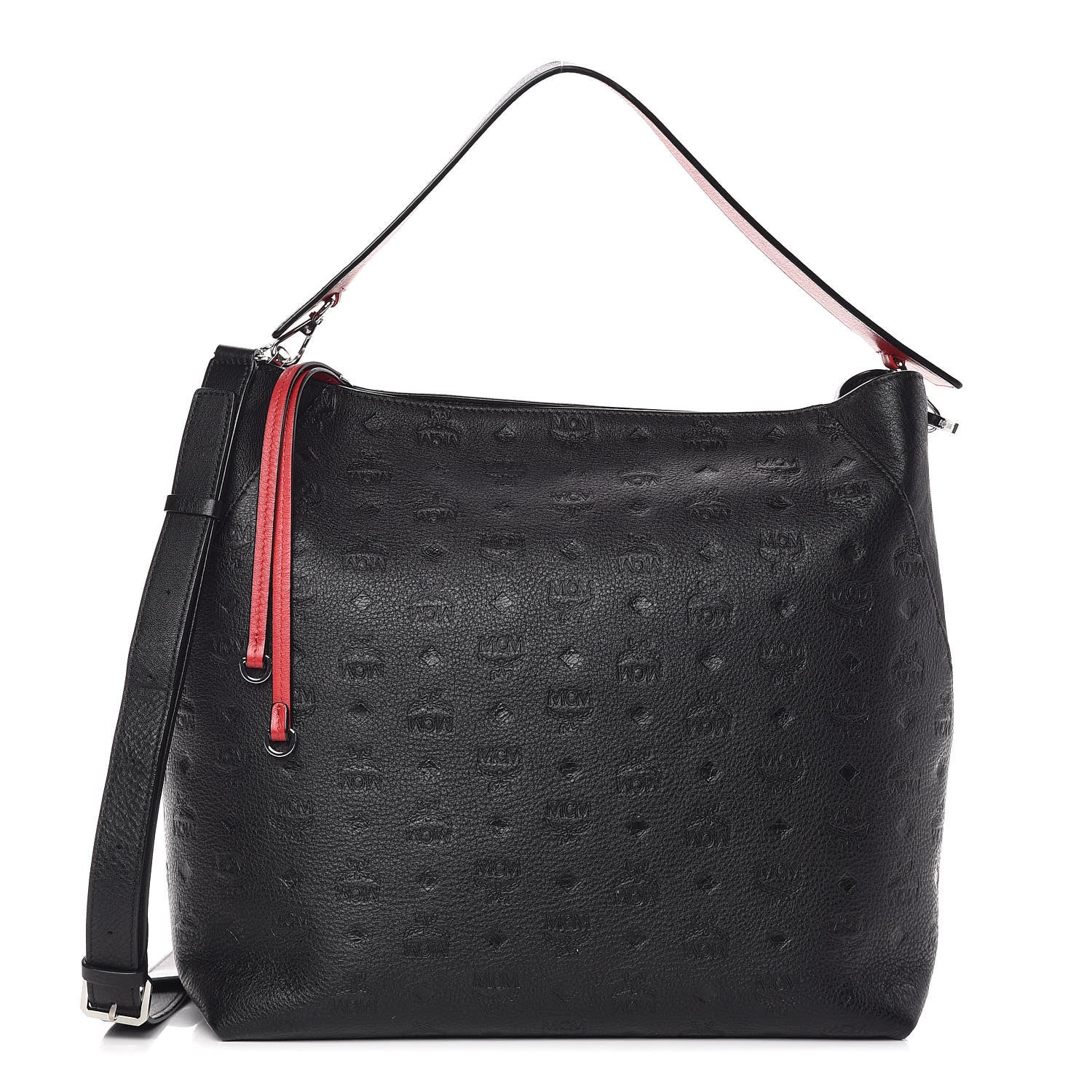 MCM Calfskin Ottomar Large Klara Hobo Black 1 of 11