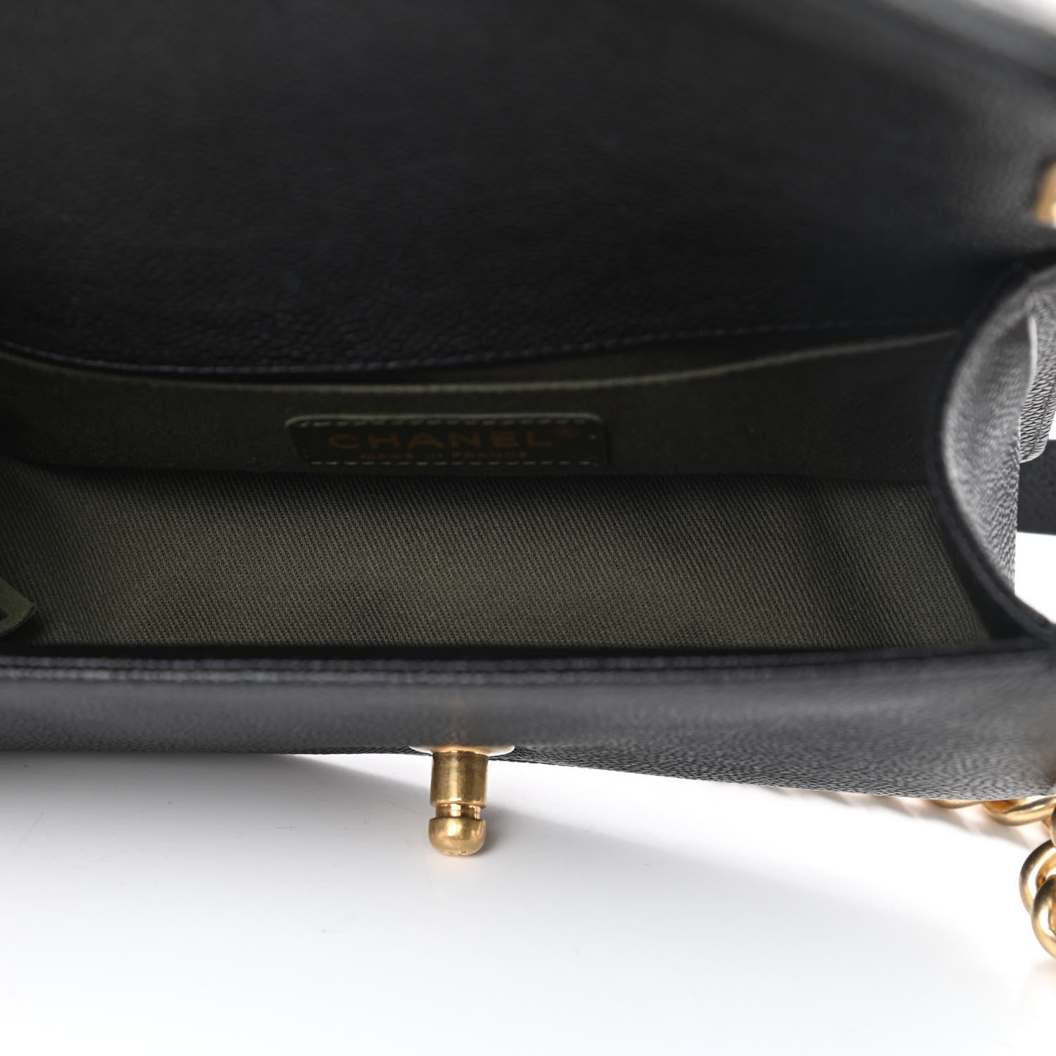 Chanel Caviar Quilted Small Boy Flap Black 5 of 11