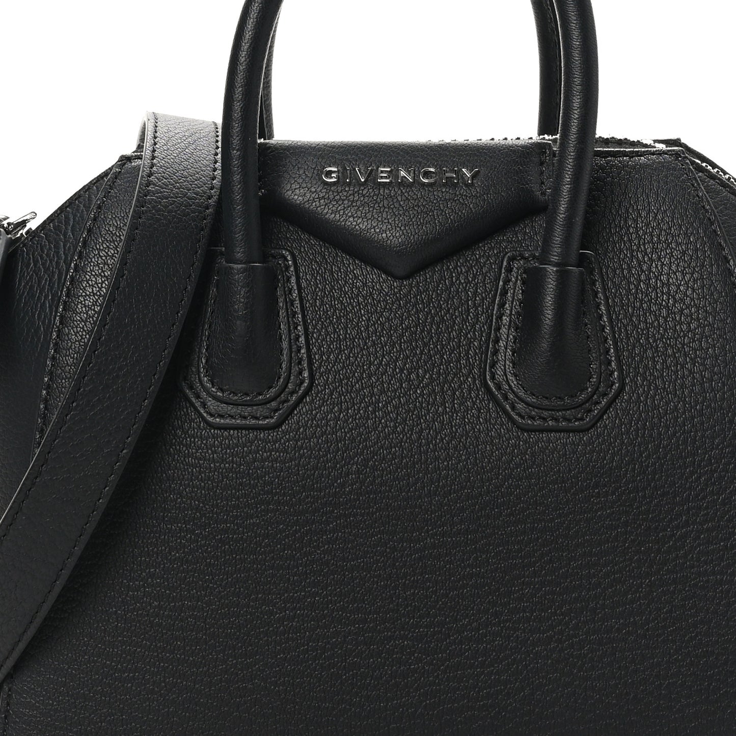 Sugar Goatskin Mini Antigona Black