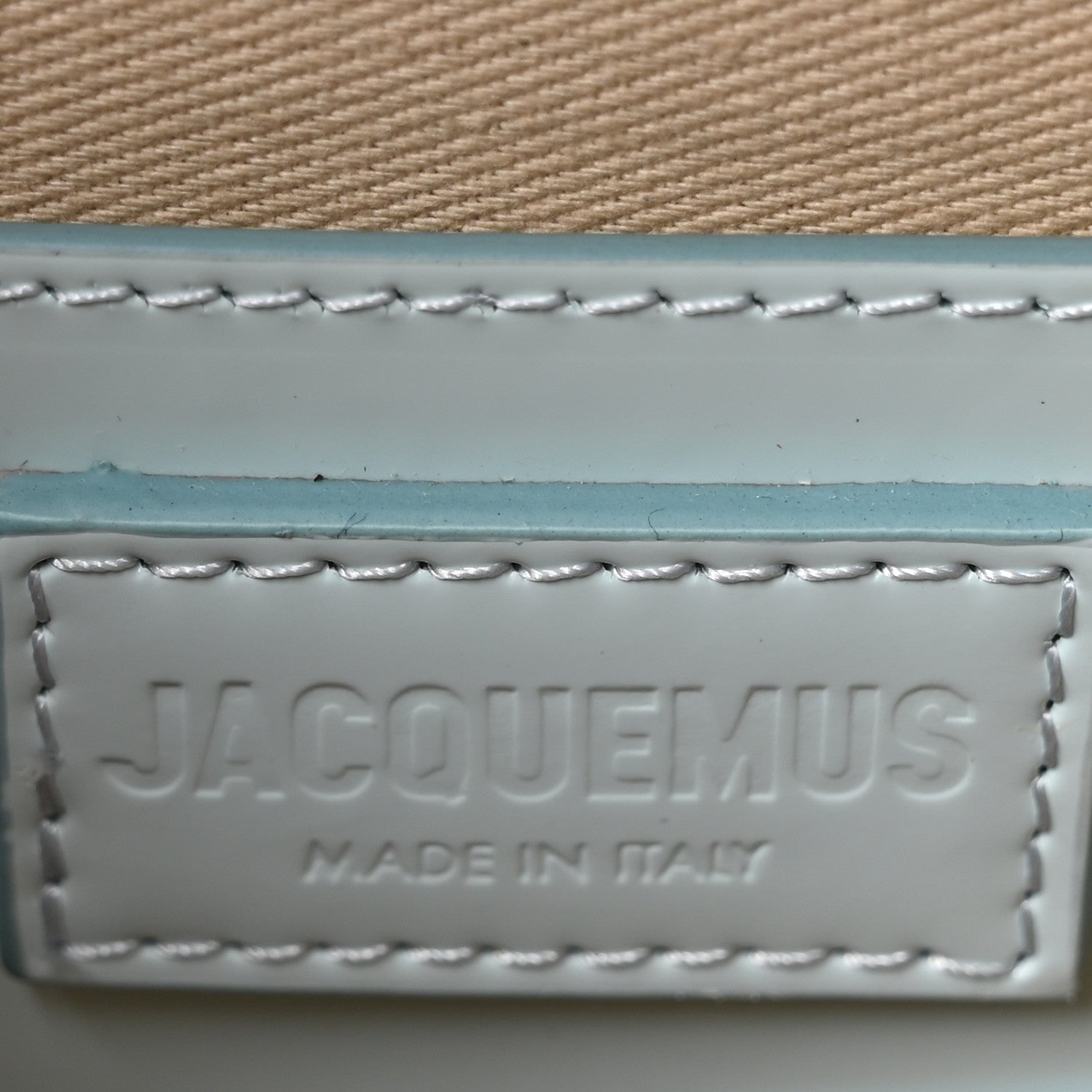 Jacquemus Glazed Calfskin Le Grand Bambino Light Blue 6 of 9