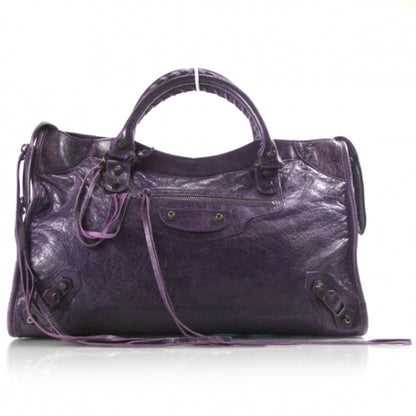 Balenciaga Agneau CITY Saphire Purple 1 of 14