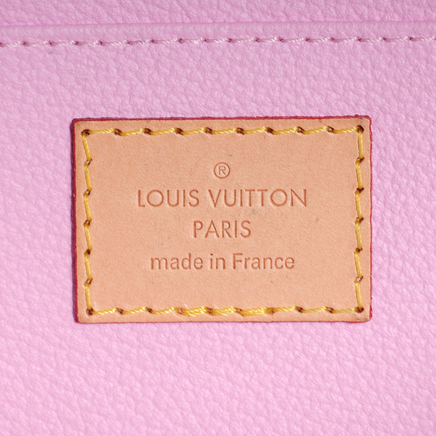 Louis Vuitton Monogram Multicolor Cosmetic Pouch White Litchi 7 of 8