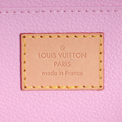 Louis Vuitton Monogram Multicolor Cosmetic Pouch White Litchi 7 of 8