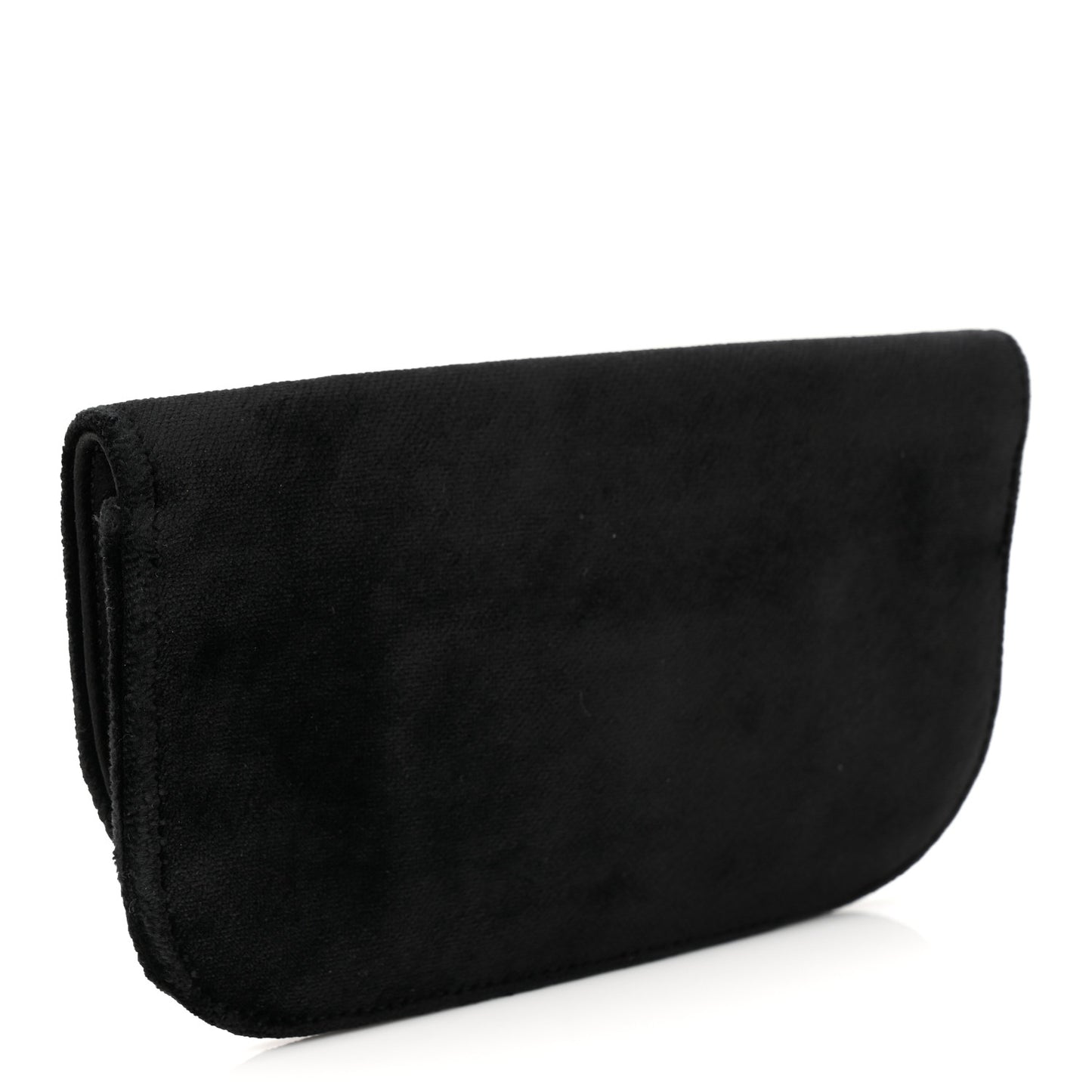 Velvet Flap Pouch Black