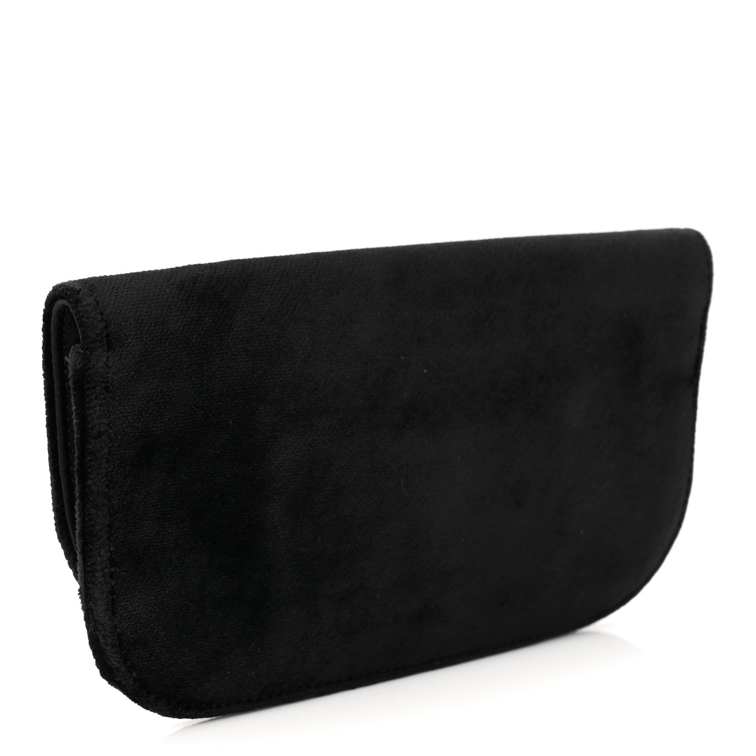 Chanel Velvet Flap Pouch Black 3 of 6