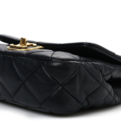 Chanel Lambskin Quilted Mini Flap Black 10 of 12