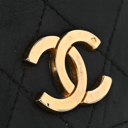Chanel Lambskin Quilted Small Single Flap Bag Black 12 of 15