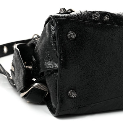 Balenciaga Agneau Arena Small Neo Cagole City Handbag Black 10 of 11
