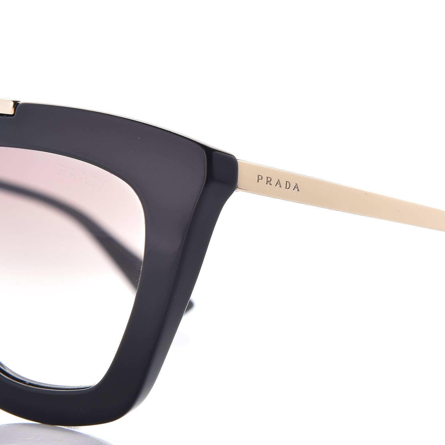 Prada Acetate Cinema Sunglasses SPR 09Q Black 5 of 8