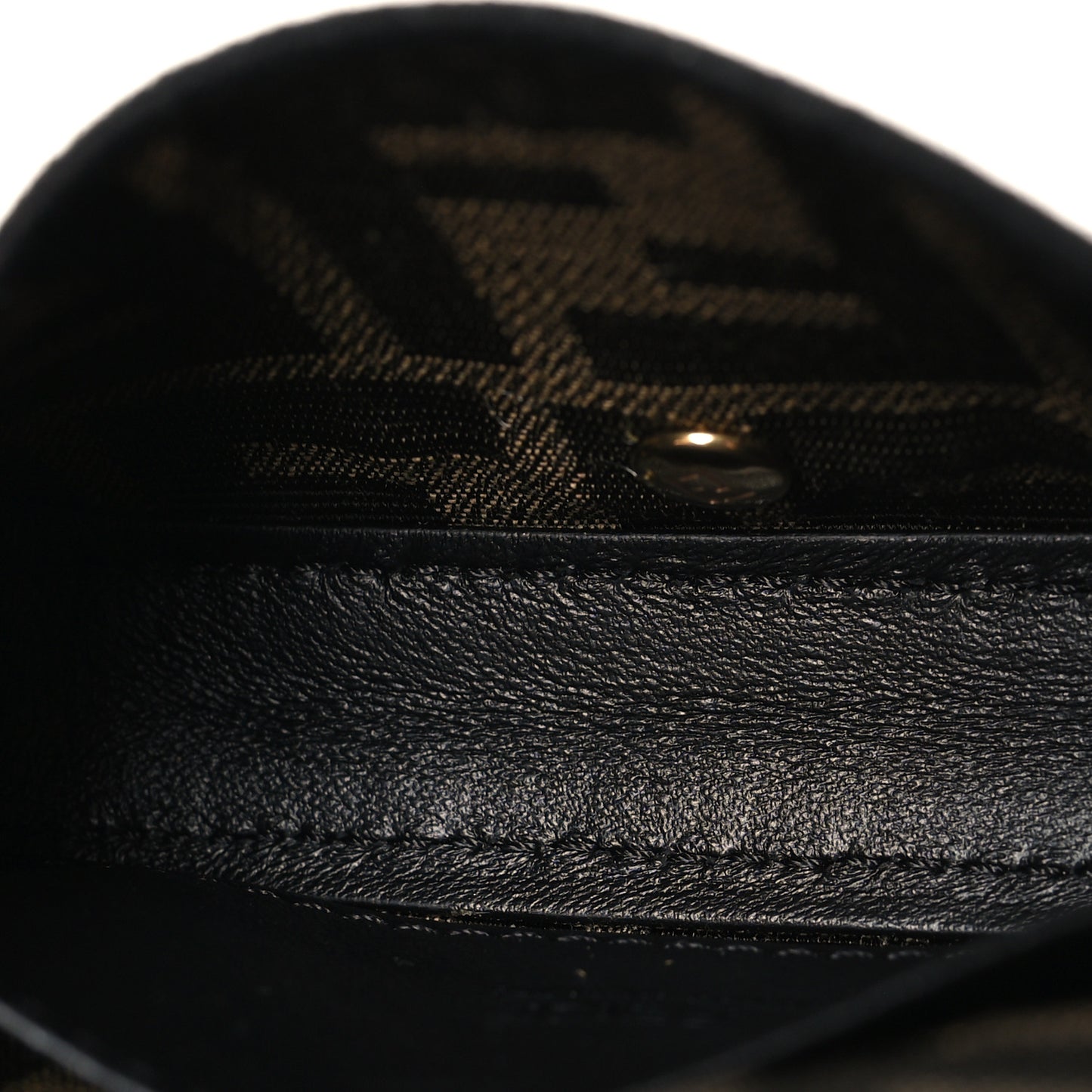 Fabric Jacquard FF 1974 Nano Baguette Charm Tobacco Moro Black