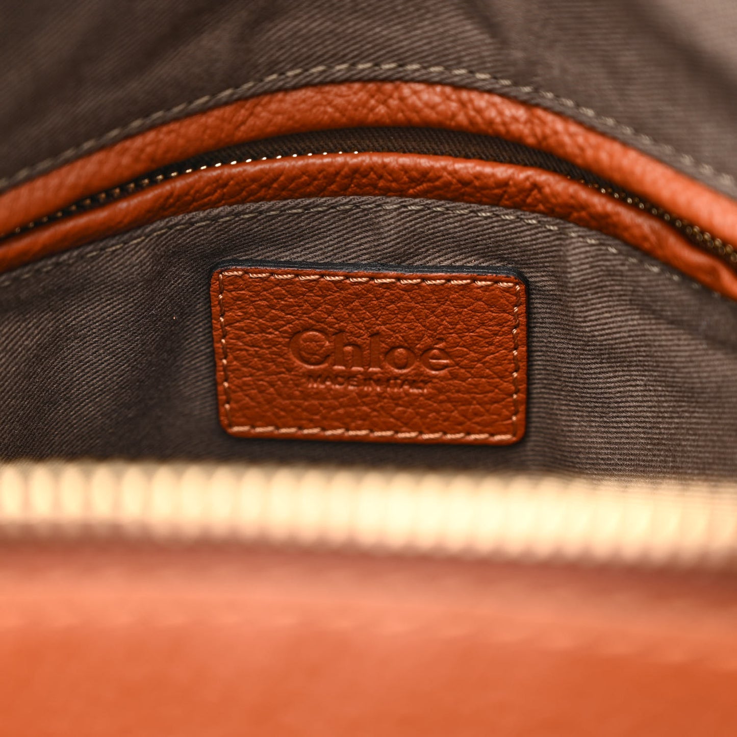 Calfskin Medium Marcie Satchel Tan