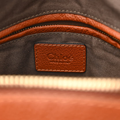Chloe Calfskin Medium Marcie Satchel Tan 6 of 10