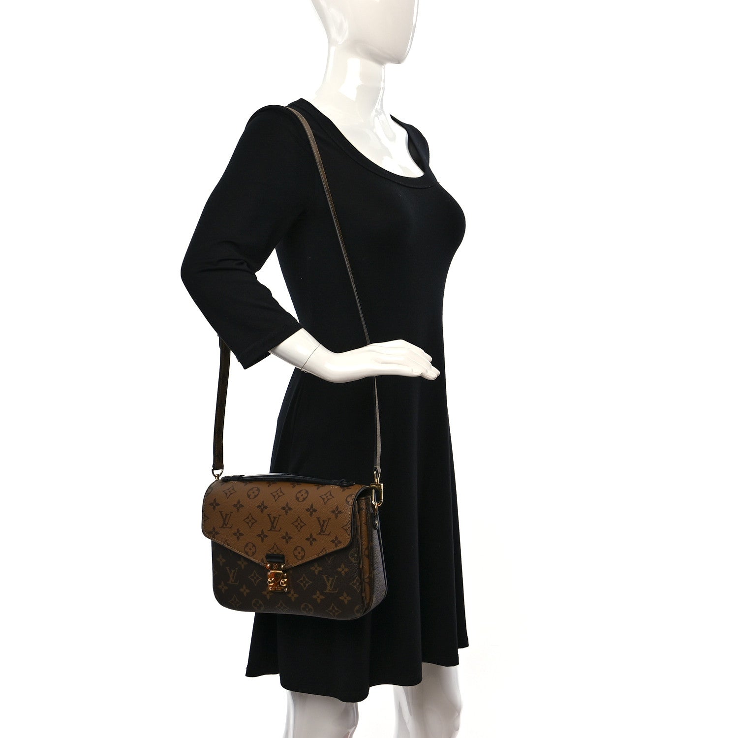 Louis Vuitton Reverse Monogram Pochette Metis 2 of 8