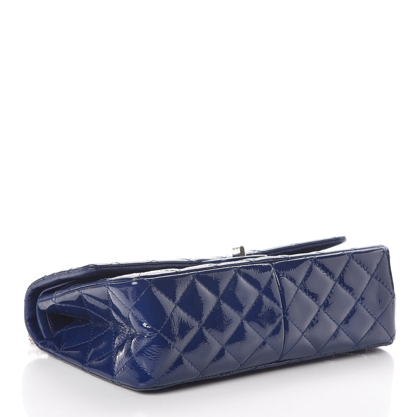 Patent Quilted 2.55 Reissue 226 Flap Navy