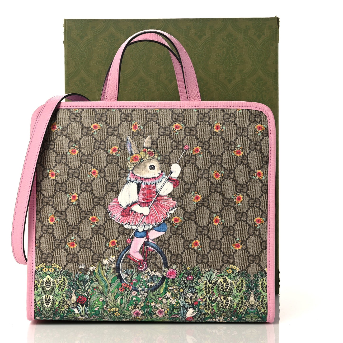 X YUKO HIGUCHI GG Supreme Monogram Childrens Tote Pink