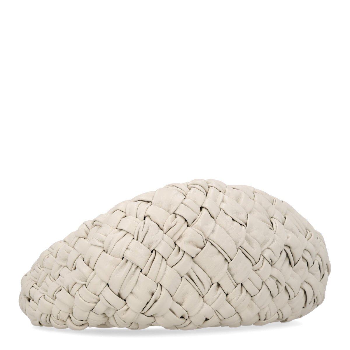 Paper Calfskin Intrecciato Banana Hobo Plaster