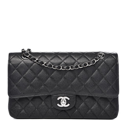 Chanel Caviar Quilted Medium Double Flap Black 1 of 16