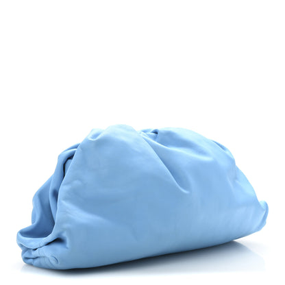 Bottega Veneta Smooth Butter Calf The Pouch Oversized Clutch Sky Blue 3 of 13