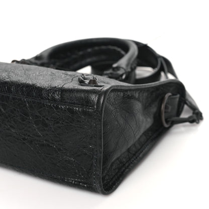 Balenciaga Agneau Arena Classic Hardware Small Le City Black 9 of 9