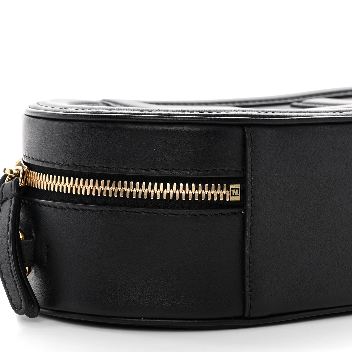 Fendi Vitello Grace Matte Mini O'Lock Camera Case Black 12 of 13