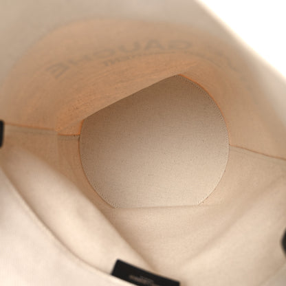Saint Laurent Linen Calfskin Rive Gauche Bucket Bag Greggio Natural 5 of 10